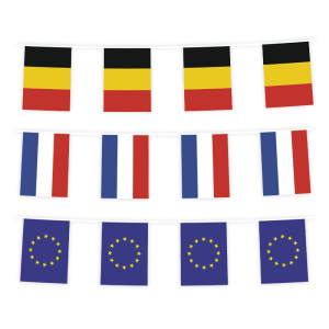 Bunting 15 x 21 cm countries