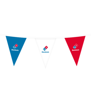 Bunting triangular 20 x 30 cm