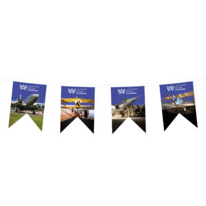 Bunting punched shapes