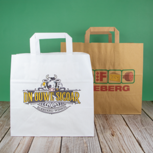 Snack bags folded handle