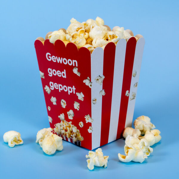Popcornbeker maat XS