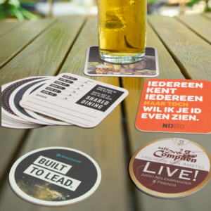 Bierdeckel rund/rechteckig