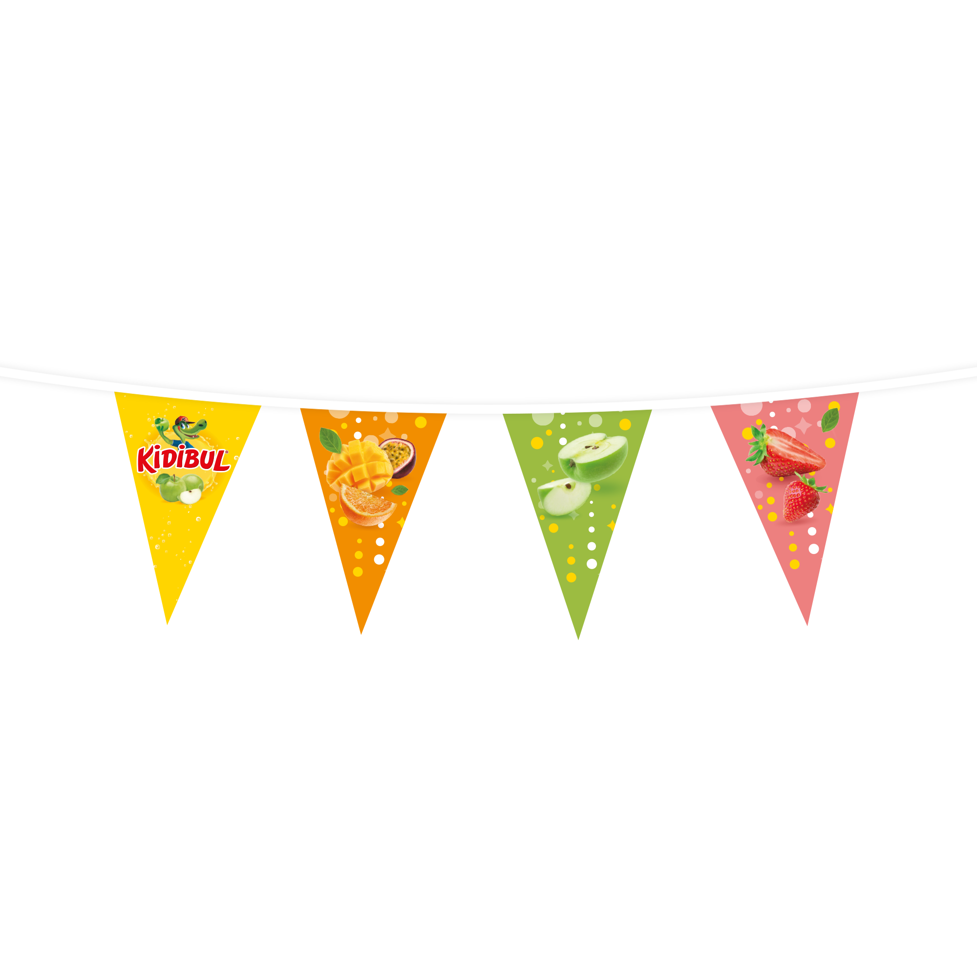 Bunting triangular 15 x 21 cm