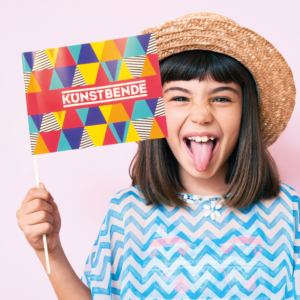 Paper flags size B 14,8 x 22 cm