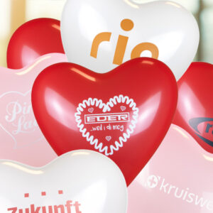 Herzballons im Qualityprint