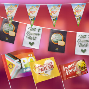 Bunting / Paper handflags / Banners