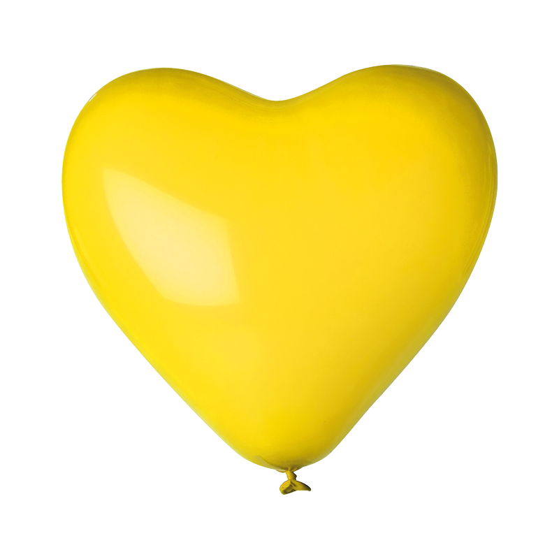 Unprinted Heart shape 85/95 cm Ø 33 cm / 11 inch