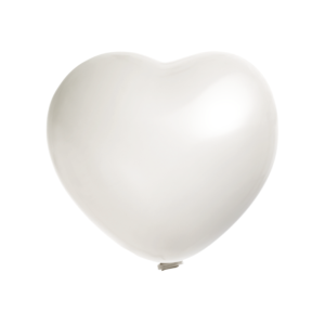 Onbedrukte reuzen hart 170 cm Ø 65 cm / 25 inch